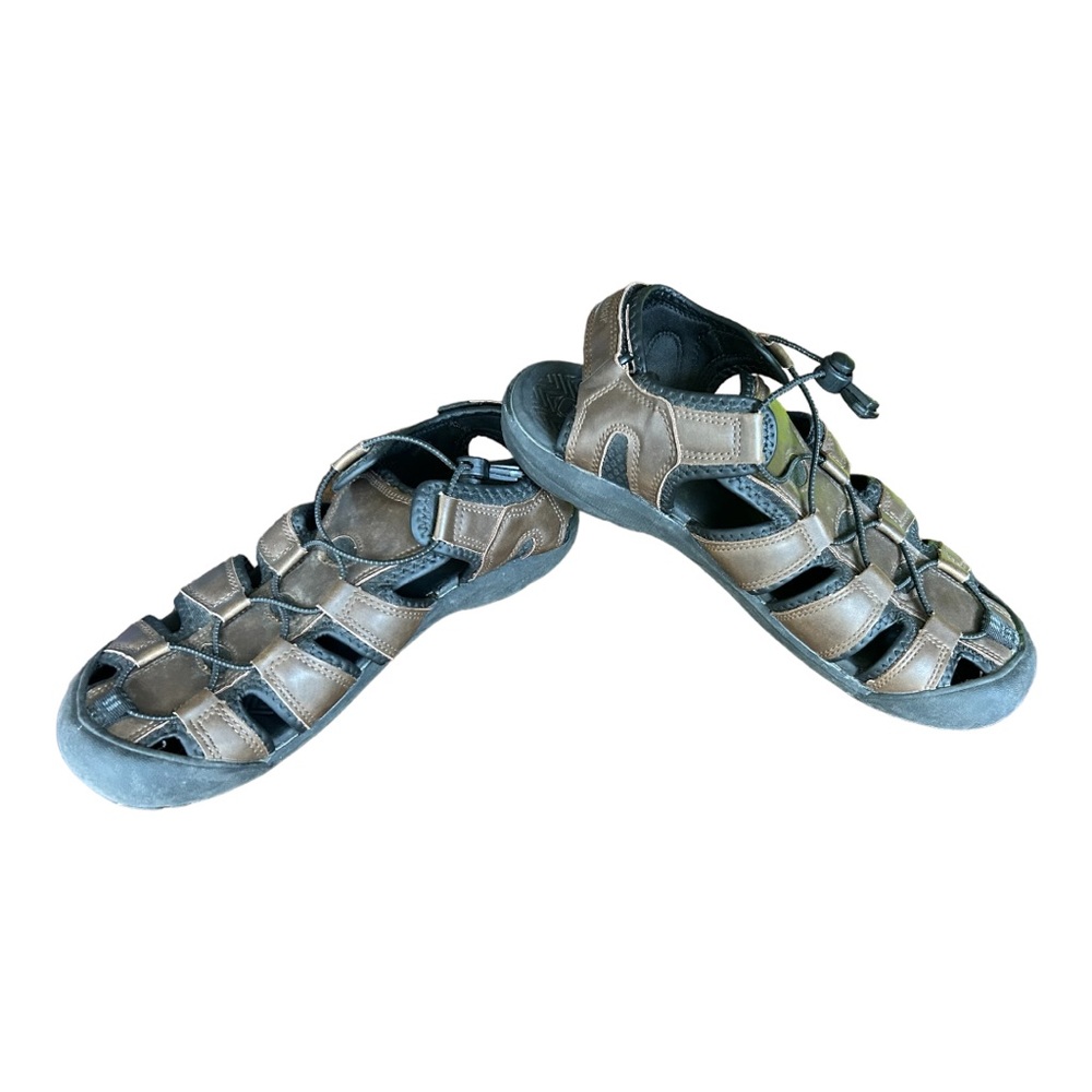 Khombu Travis Adjustable Closed Toe Hiking/Fishing/outdoor Sandals